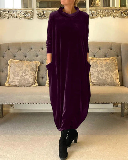 ELORA - Velvet Evening Dress