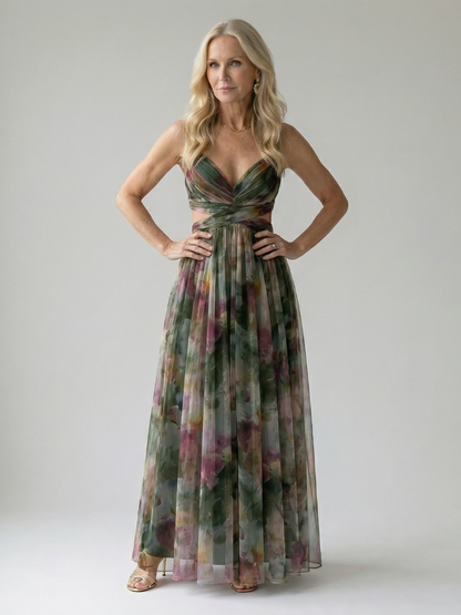 Aurielle | Elegant Printed Maxi Dress