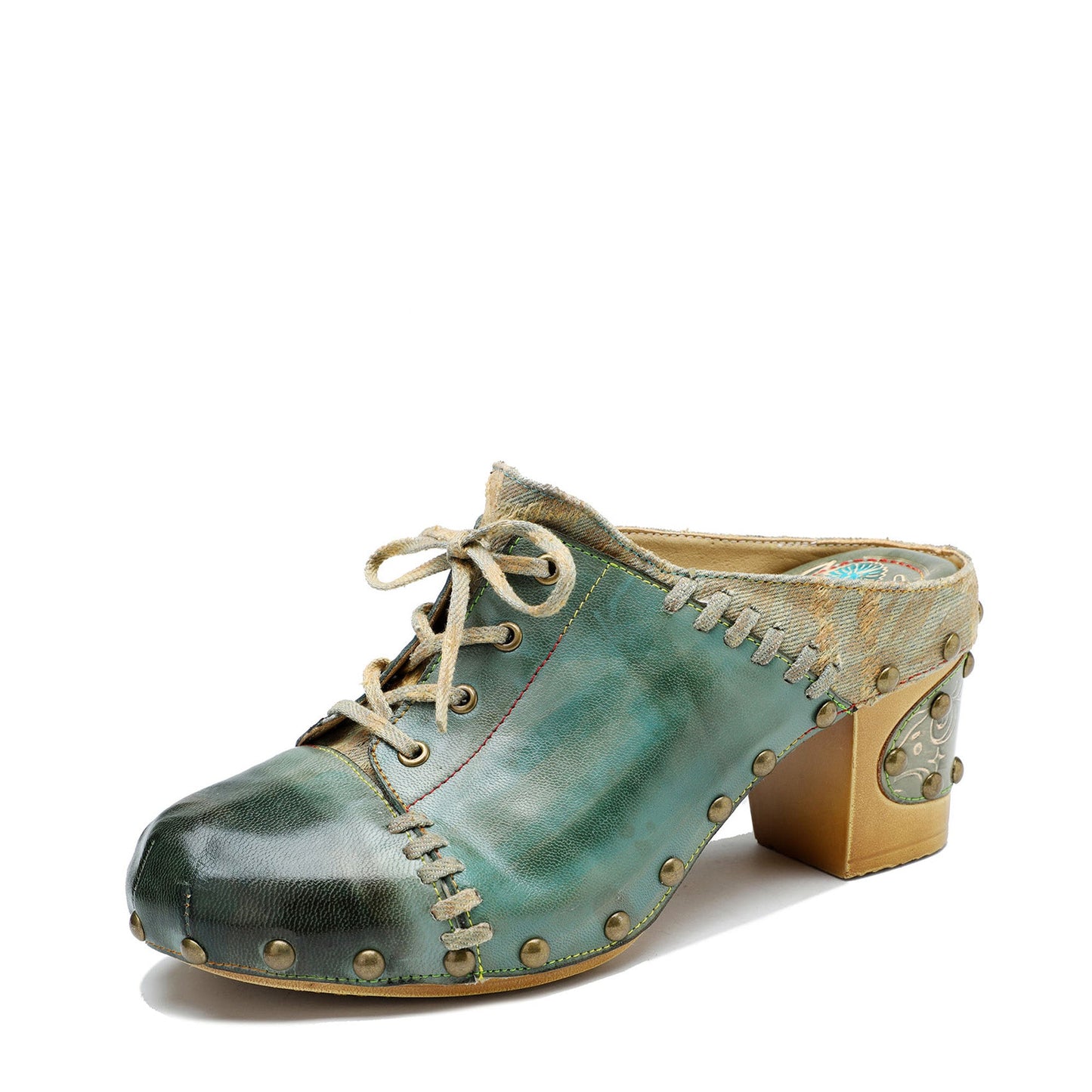 Vintage Handmade Round Toe Sandals