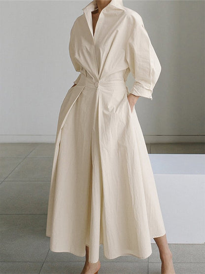 Lina Chic Polo A-Line Dress