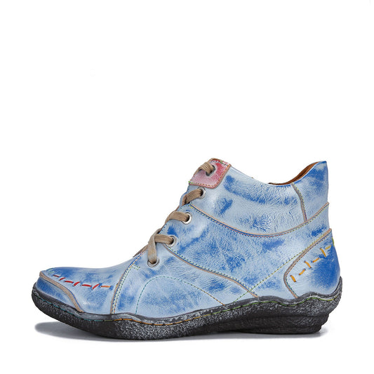 Handcrafted Vintage Stylish Comfort Monochromatic Walking Boots