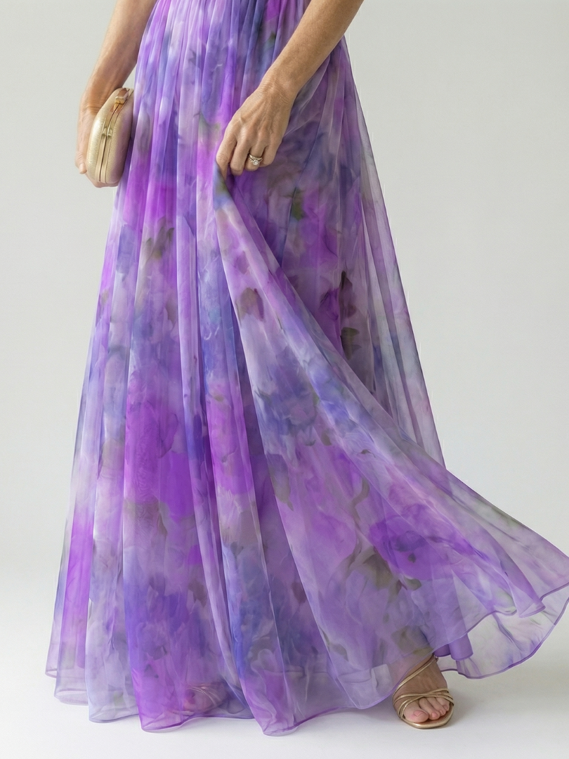 Aurielle | Elegant Printed Maxi Dress