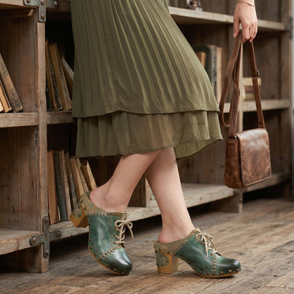Vintage Handmade Round Toe Sandals