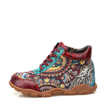 Vintage Handmade Comfortable Casual Ankle Boots