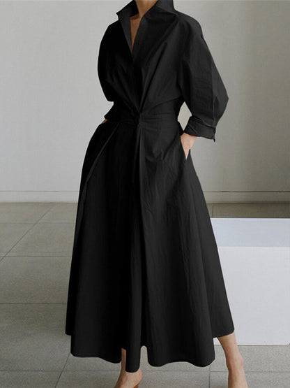 Lina Chic Polo A-Line Dress