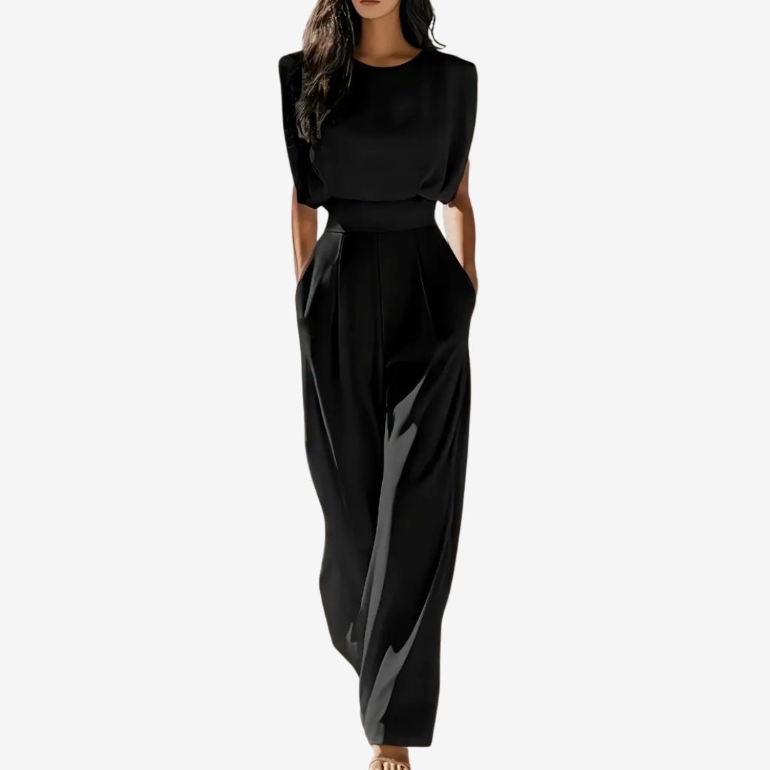 Ariia | Defined Waist Jumpsuit