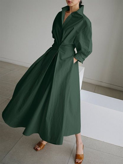 Lina Chic Polo A-Line Dress