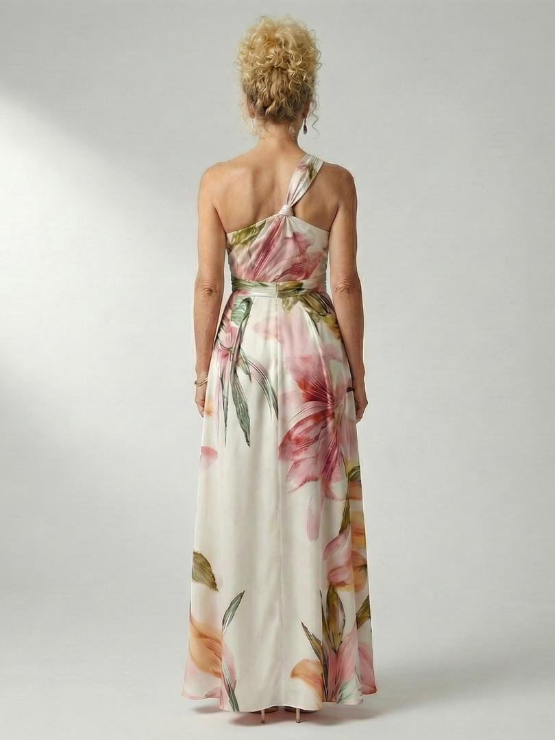 Selene | Elegant Satin Maxi Dress
