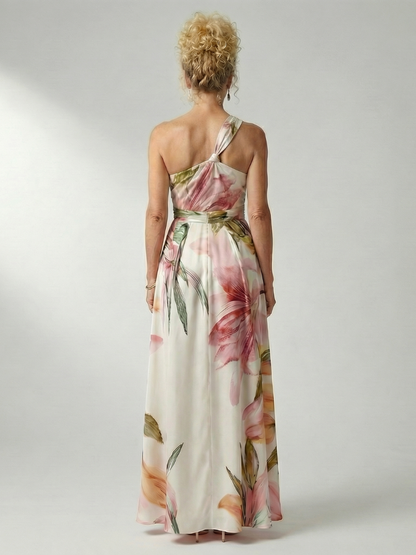 Selene | Elegant Satin Maxi Dress