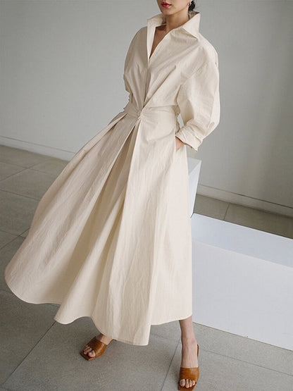 Lina Chic Polo A-Line Dress