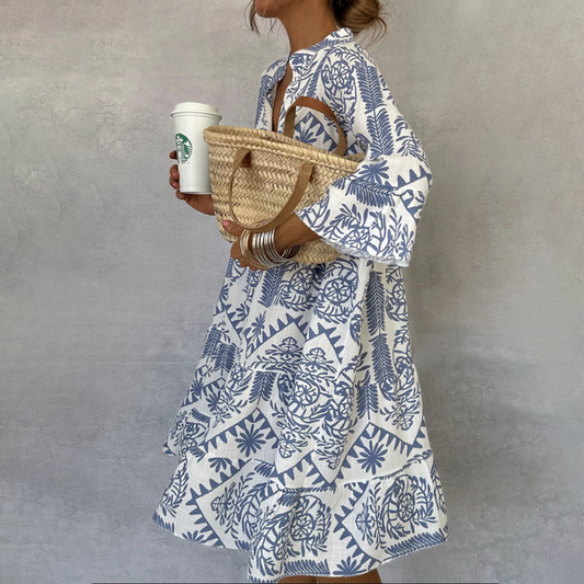 Nora Printed Flow Dress