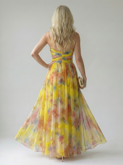 Aurielle | Elegant Printed Maxi Dress