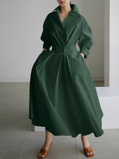 Lina Chic Polo A-Line Dress