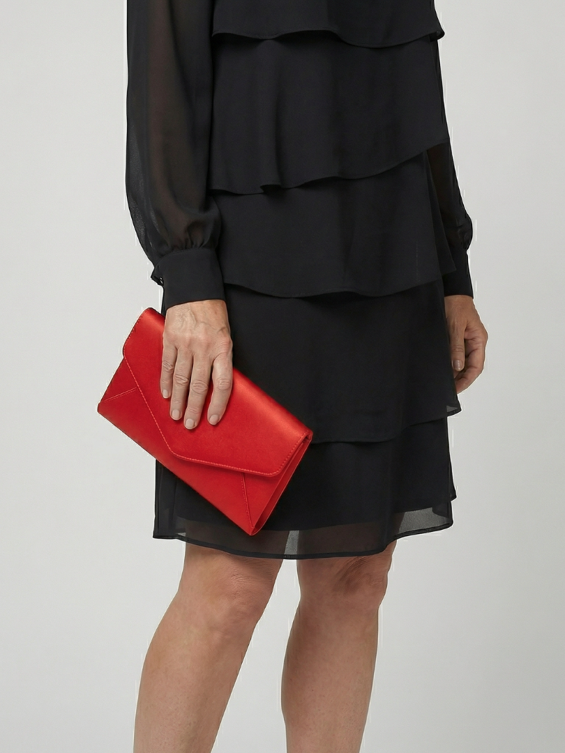 Mia | Clean Layered Knee-Length Dress