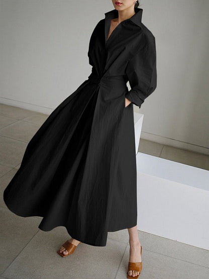 Lina Chic Polo A-Line Dress