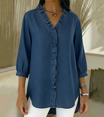 Amelia™ | Blouse en denim