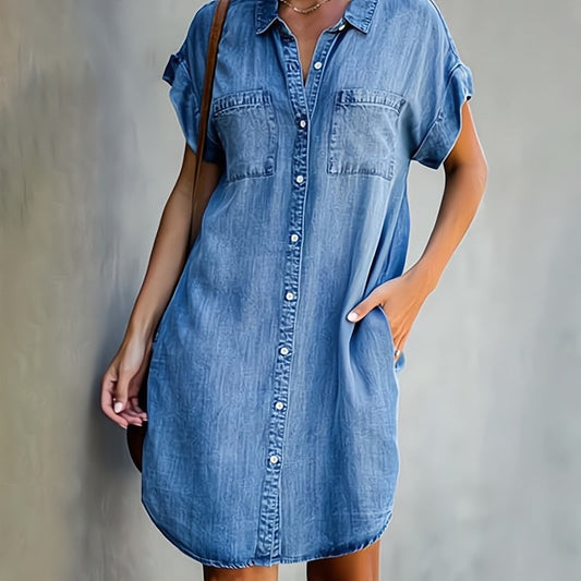 Helen™ | Robe chemise à boutons