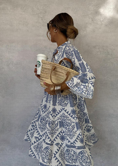 Nora Printed Flow Dress