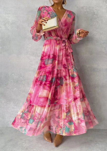 Ellis & Johnson™  | Wrap Dress with Floral Print