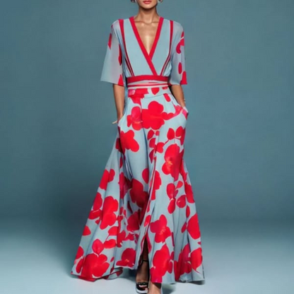 Amara Sculpted Wrap Dress