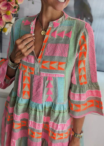 Lina Cotton Hemp Summer Dress