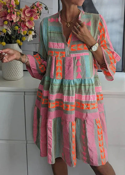 Lina Cotton Hemp Summer Dress