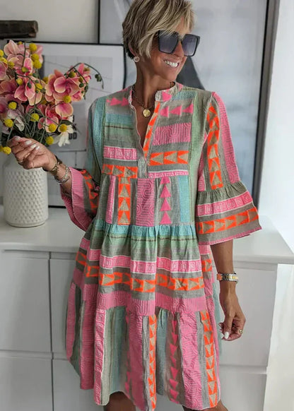 Lina Cotton Hemp Summer Dress