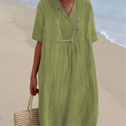Silvana™ | Relaxed Textured Maxi Dress-