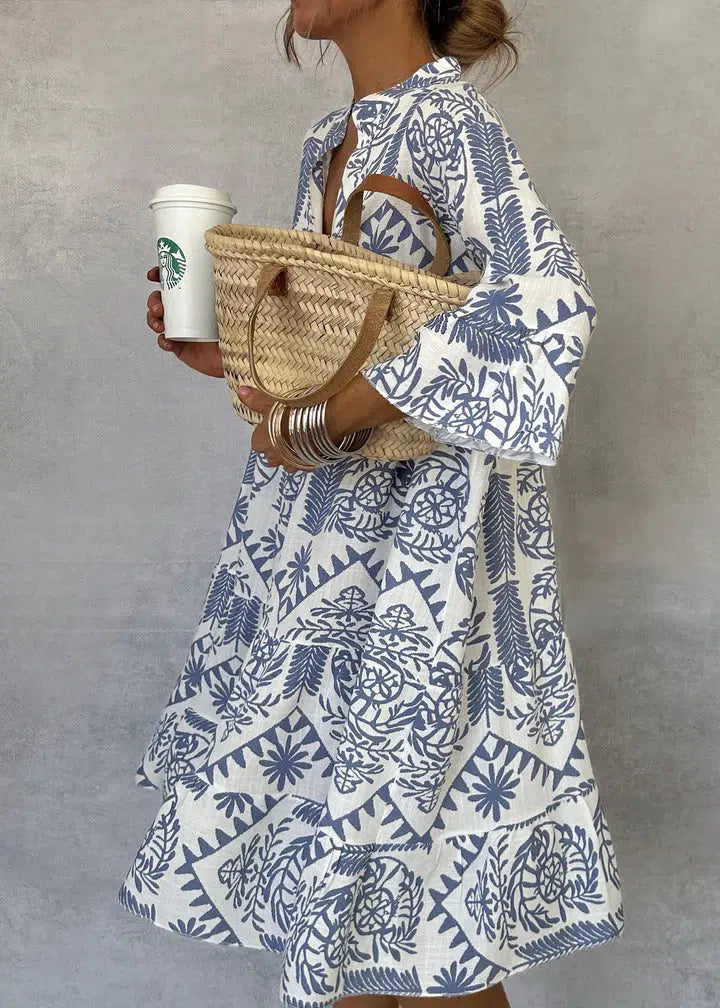 Nora Printed Flow Dress