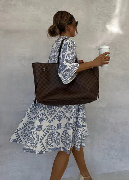Nora Printed Flow Dress