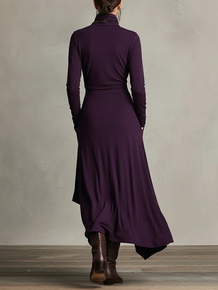 Malva | High Neck Maxi Dress