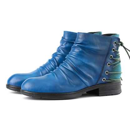Handmade Cozy Leather Ankle Shoes
