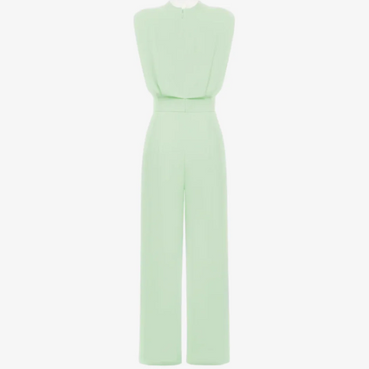 Ariadna | Elegant Sleeveless Belted Wide-Leg Jumpsuit