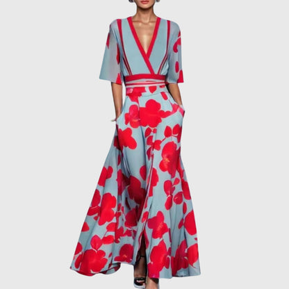 Candice™ Elegant Floral Dress
