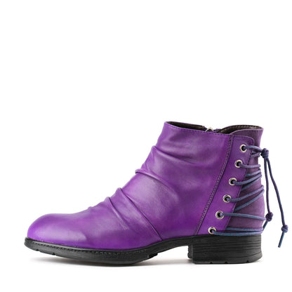 Handmade Cozy Leather Ankle Shoes