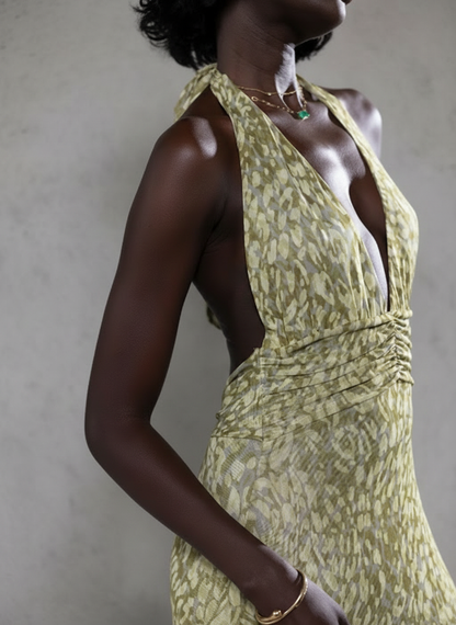 Chelsea | Maxi Dress With Bow Back Detail
