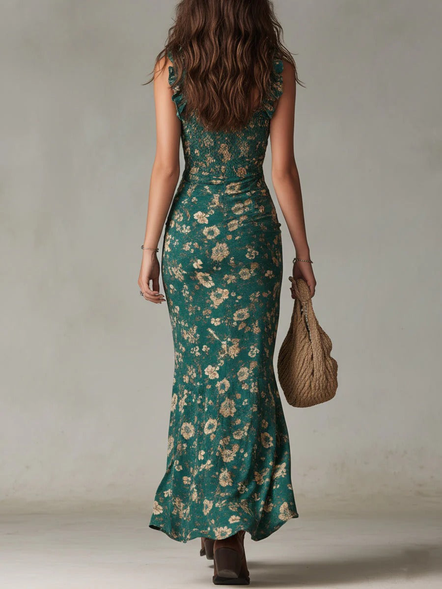 Zara™ Retro Boho Maxi Dress