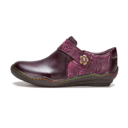Vintage Genuine Leather Comfy Flat Shoes
