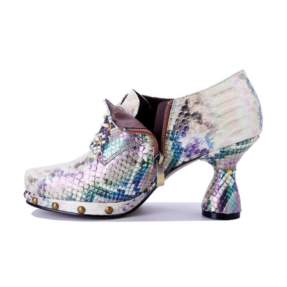 Iridescent Bloom Oxford Pumps