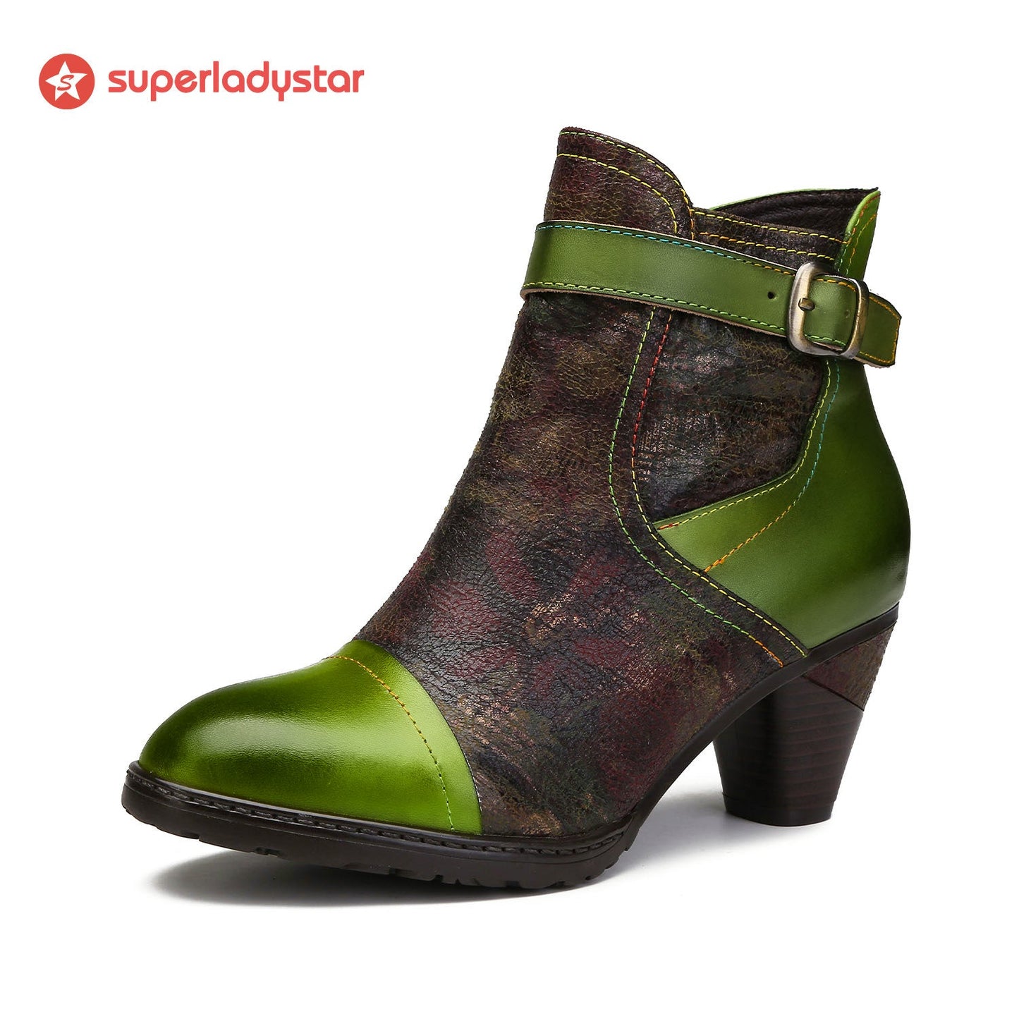 Hand-painted Soft Comfy Ankle Boots